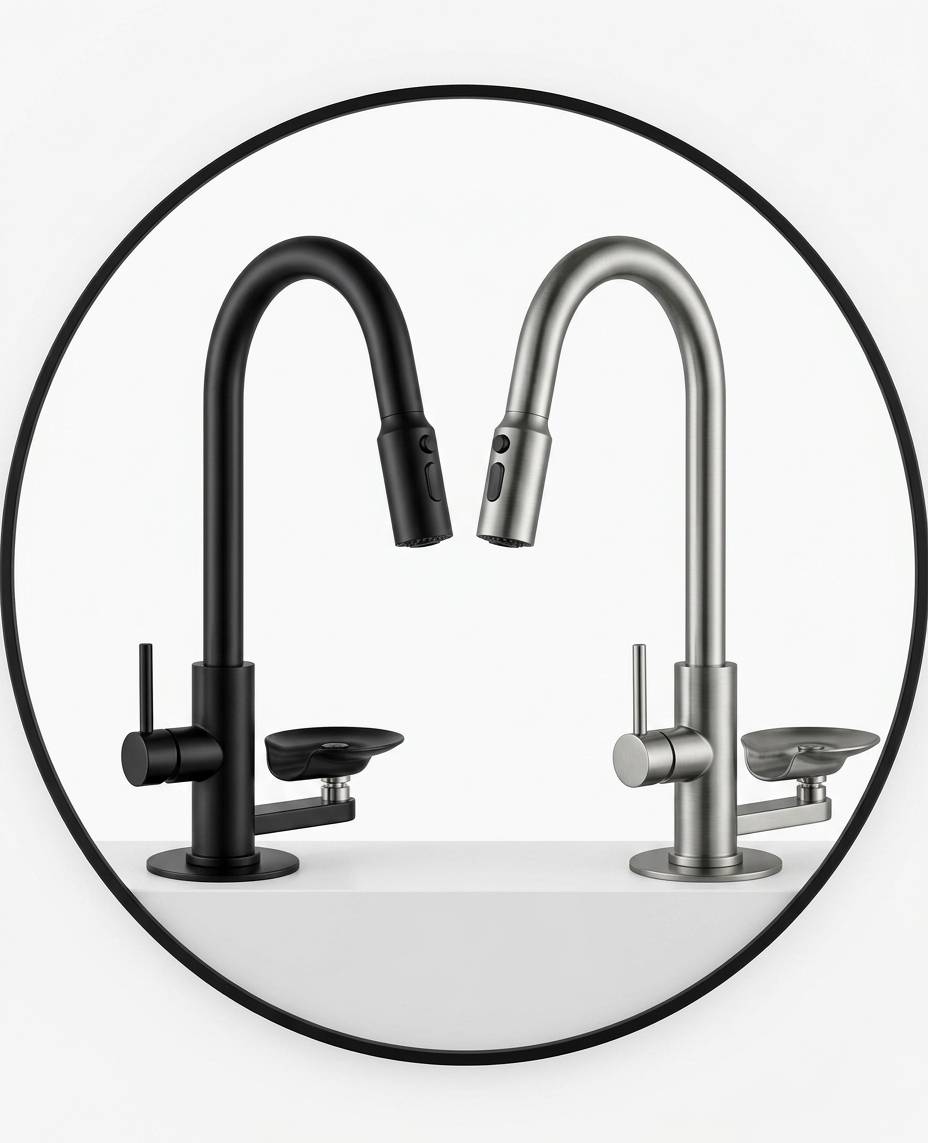 شیر ظرفشویی شاوری سه حالته دارای لیوان شور