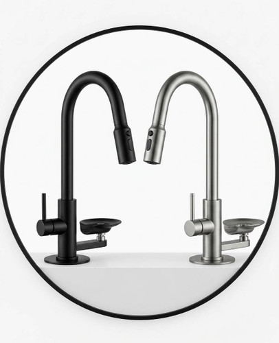 شیر ظرفشویی شاوری سه حالته دارای لیوان شور