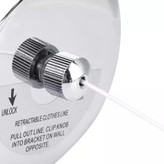 بند رخت دیواری هتلی استیل مدل HS-591 برند هایشن