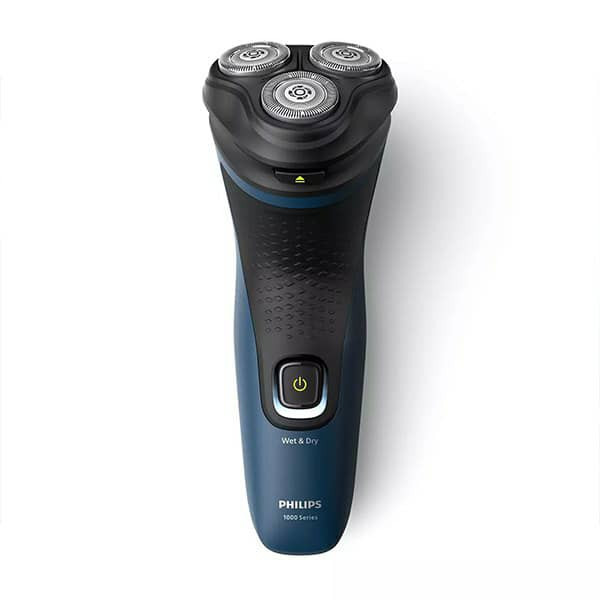 ماشین اصلاح موی صورت فیلیپس مدل S1151 با 3 تیغه چرخشی استیل ضد زنگ، مقاوم در برابر آب، قابلیت اصلاح شماره صفر، شارژ USB و طراحی ارگونومیک ضد لغزش برای استفاده خشک و مرطوب